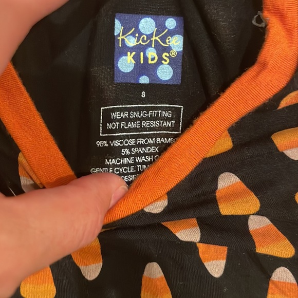 Kickee pants candy corn pajamas - Picture 2 of 3
